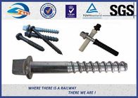 ZhongYue rail screw spikes railway fasteners 4.6, 5.6,8.8,10.9 grade
